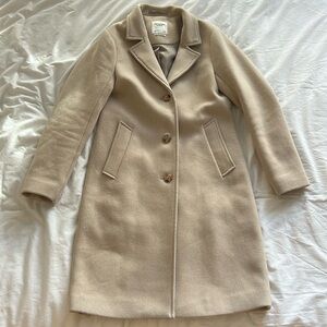 Abercrombie & Fitch Women's Light Tan Peacoat